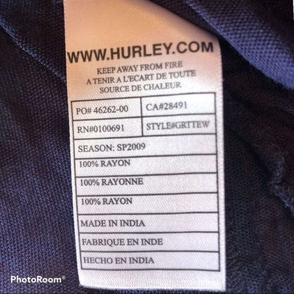 HURLEY Blue Deep V-Neck Hook & Eye Closure Halter Maxi Dress | Size M - Picture 11 of 11